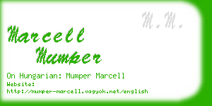 marcell mumper business card